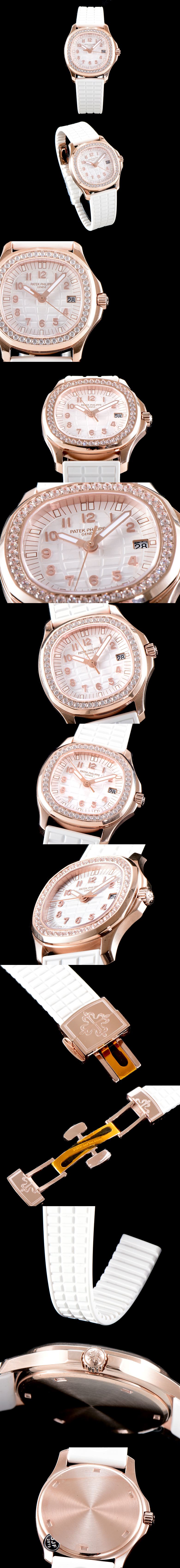 파텍필립 아쿠아넛 35mm-11 쿼츠 5068R-010